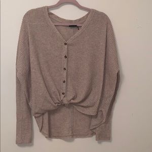 out from under jojo thermal button front top